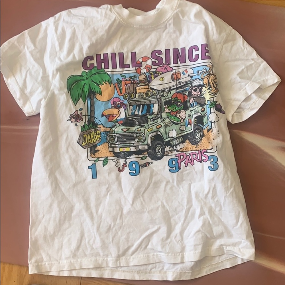 BM chill since Paris graphic tee NWOT